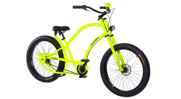 GRAND CHOPPER UNIQUE Yellow Neon <br> 7biegów, szerokie koła 26”