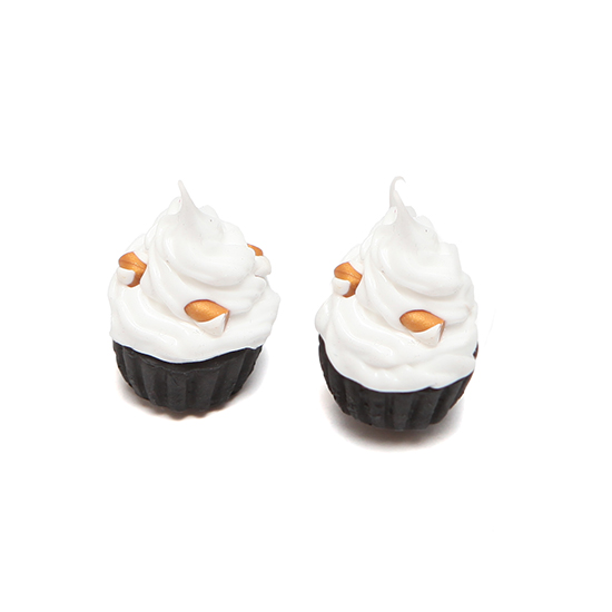 Nakrętki na wentyle Cupcake Black Gold